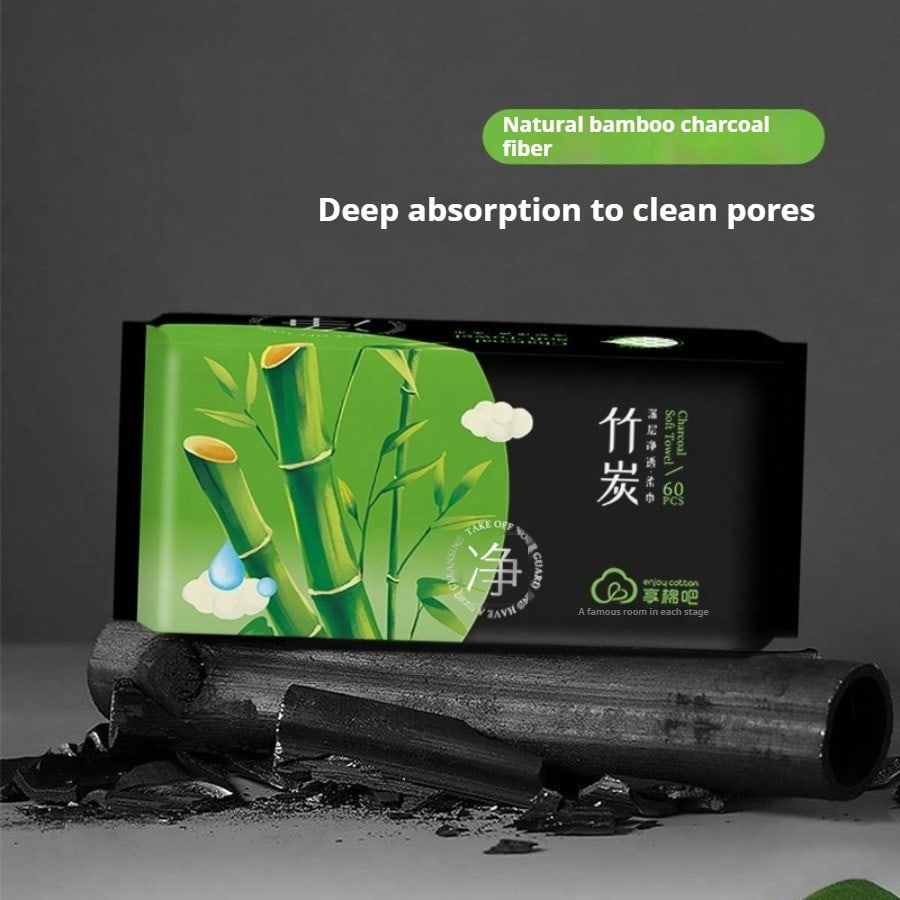 30/50/100 шт./уп. Хлопковое полотенце Бамбуковое волокно Полотенца для лица Натуральные Одноразовые Салфетки для умывания для Лицевых салфеток Мягкие Впитывающие Экологичные Чистящие полотенца