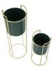 Vase Holder Grent Slim Set 2 Pcs Cm Ø 24X70-19,5X45