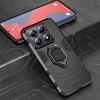 KEYSION Противоударный защитный чехол для Xiaomi 14T Pro 5G Мягкий силиконовый + PC Ring Stand Holder Задняя крышка телефона для Xiaomi 14T 5G 14TPro