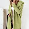 Mid-length All-match Cardigan Women Korean Fashion Loose Batwing Sleeve Sweaters Autumn  Loose Hooded Sweater Women's Jacket