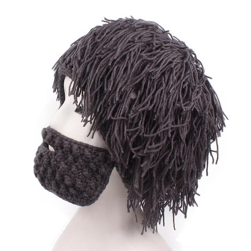 Quality Mens Wig Beard Hats Beanies For Warmth And Style In Any Winter Activity**