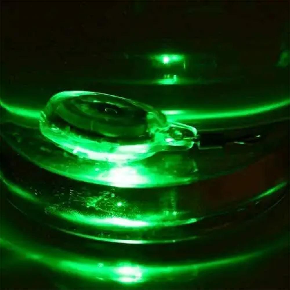1pc/3pcs Mini Fishing Lure Light LED Deep Drop Underwater Eye Shape Fishing Squid Fishing Bait Luminous Lure for Attracting Fish
