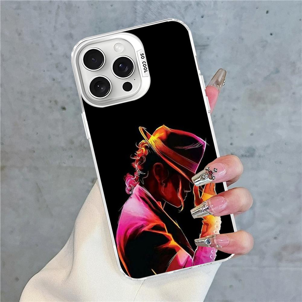 Чехол для телефона Майкл Джексон Горячий певец Для IPhone 16 15 14 13 12 11 Pro Max X XR XSMAX 8 7 Plus Матовый Ударопрочный Задняя крышка