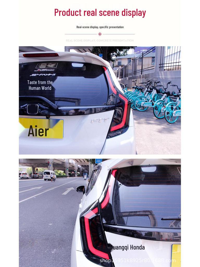 New Fit 14-19 LED Taillight Assembly with Sequential Turn Signal & Daytime Running Light