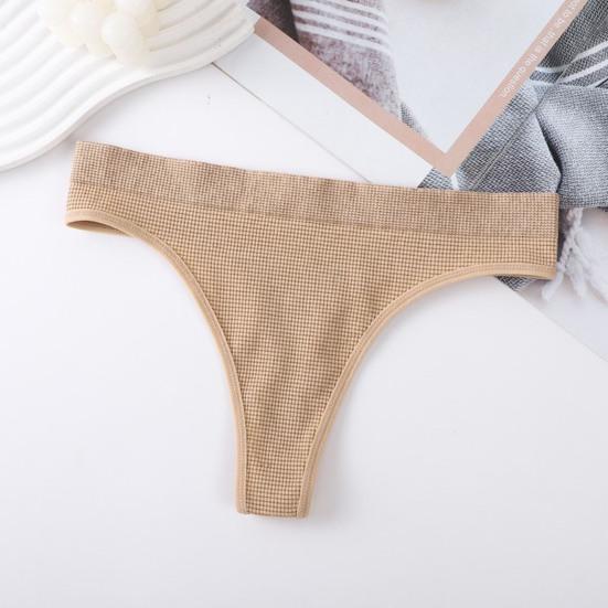 Женские трусики бесшовные с низкой талией эластичные с хорошей воздухопроницаемостью трусы с приподнятой попоной однотонные влагоотводящие трусы для занятий спортом и работы