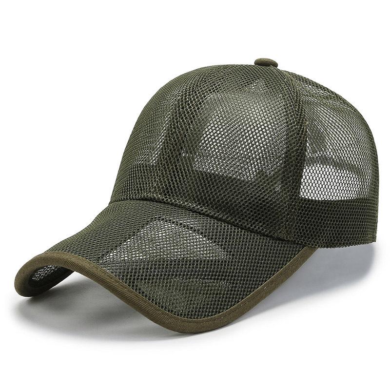 Sun Hat Men'S Hat Spring And Summer Breathable Mesh Cap Men'S Net Hat Outdoor Sports Baseball Cap Women'S Sun Hat