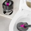 Groove Design Toilet Brush Punch-Free Wall Mount Brush Practical Cleaning Brush  Bathroom Cleaning