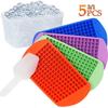 1-5PCS160 Grid Silicone Ice Tray Ice Cubes Foldable Ice Mold Ice Breaker Ice Grid Tray Small Square Mold Ice Maker Silicone Mold