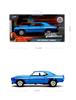 JADA Toys Diecast Car 1:32 FF 1969 Chevrolet Camaro-Free Rolling Candy 3005C Blue Window Box With J Hook Fast & Furious JD34443