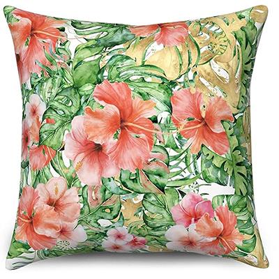 Summer Flamingo Pillowcase Tropical Plant Palm Leaf Pillow Cover Cushion Cover Decorative Home x pillow case