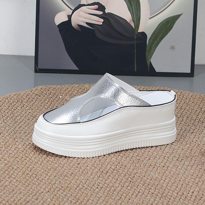 Fashion 7CM 11CM Platform Sneakers for Women Slip On Platform Slippers Flip Flop Women Casual Shoes Wedge Heel Women Summer Shoes