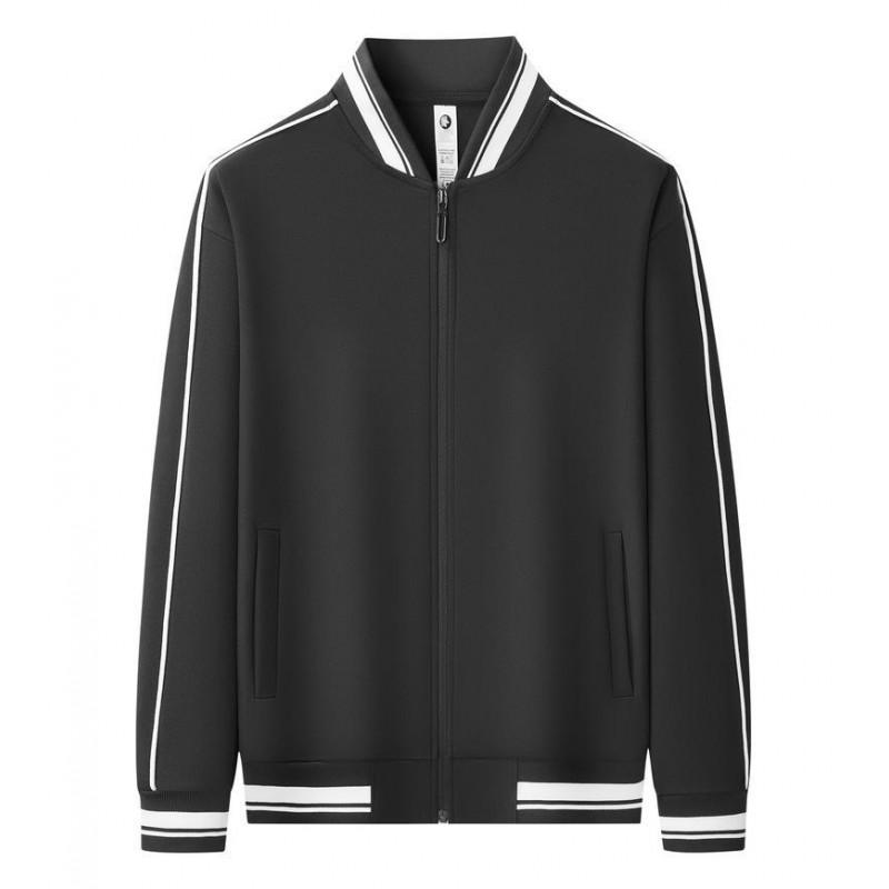 Custom Zip-Up Baseball Jacket Outdoor Activities Team Uniforms Corporate Apparel