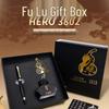 Набор: Перо Hero 3802 Fu Lu и Закладка - Офисный Подарок для Взрослых для Практики Каллиграфии
