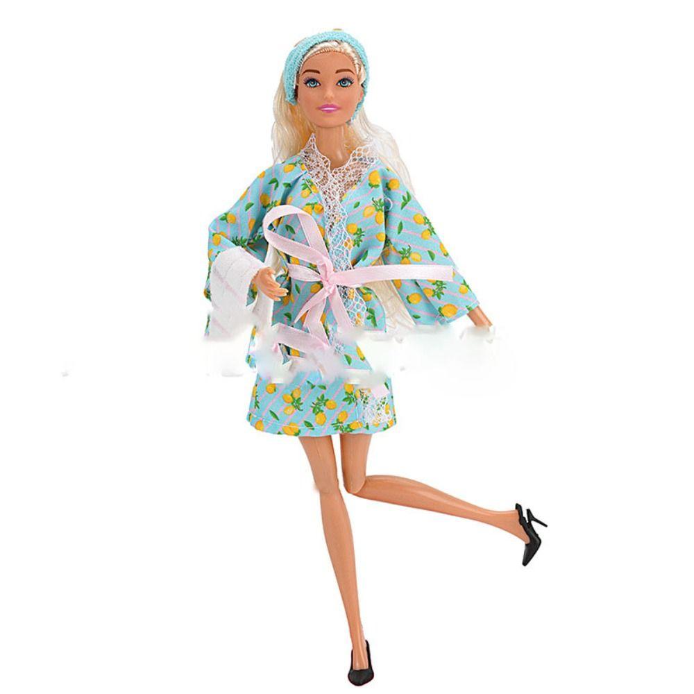 Sleep Wear Doll Bedroom Pajamas Sexy Clothes Summer Night Dress Nightly Sleeping Outfit 30cm Doll