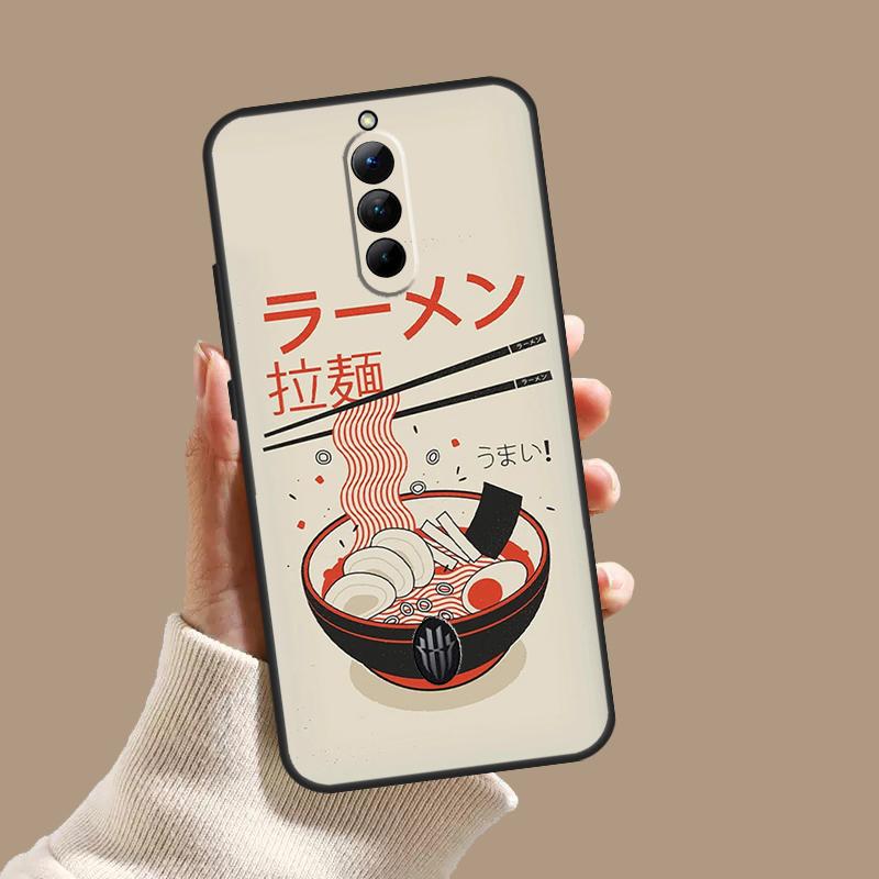 Чехол Рамен Кот Японское Искусство для ZTE Nubia Red Magic 10S 9S 8S 8 9 10 11 Pro Plus 6 7 6S 7S Pro 5G 6R 10 Air
