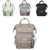 Large Capacity High Fashion Nylon Backpack For Girls With Computer Insert Pocket