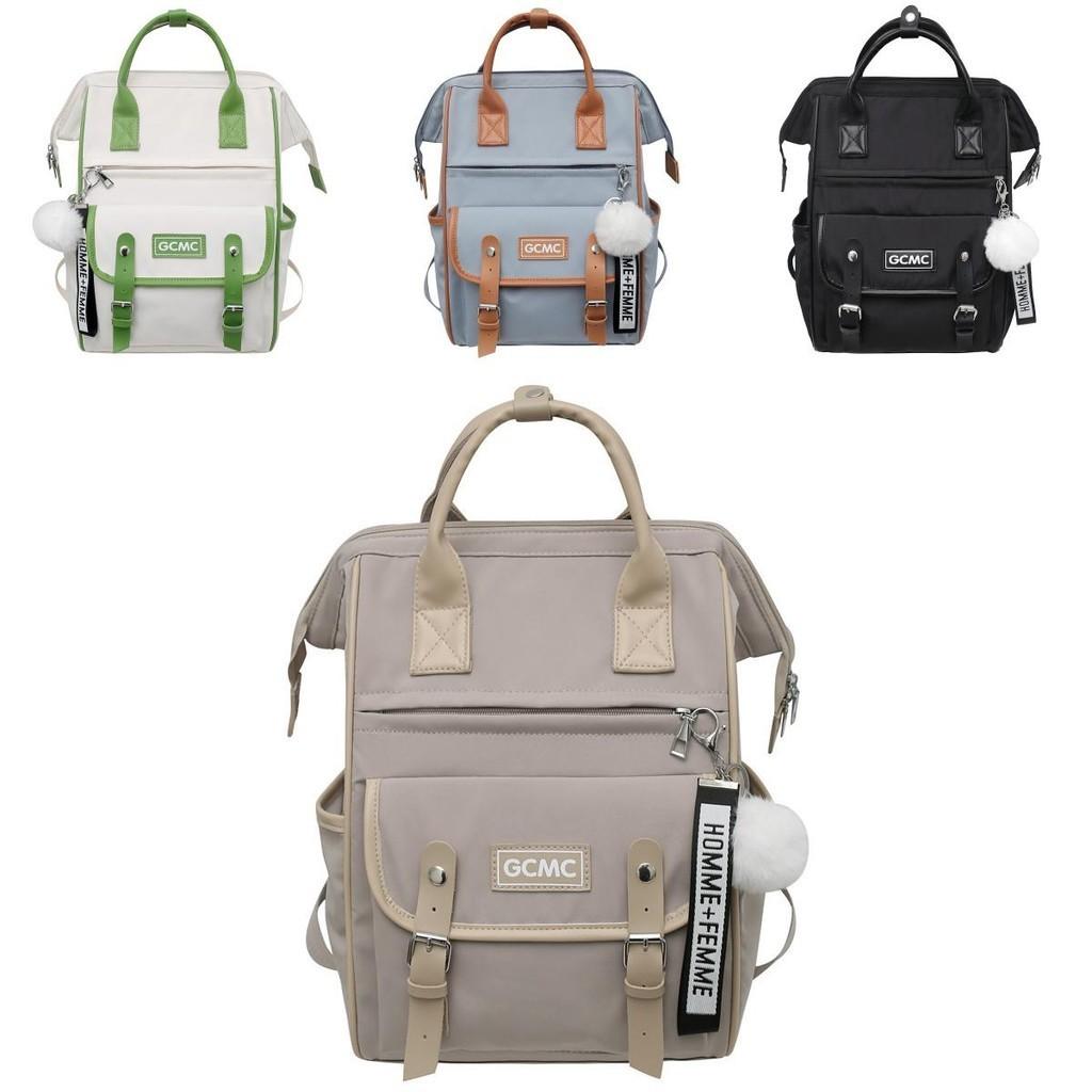 Large Capacity High Fashion Nylon Backpack For Girls With Computer Insert Pocket