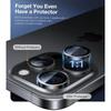 Для iPhone 17 Pro Max Защитная пленка из закаленного стекла для задней камеры с защитой от запотевания, оригинальный цвет Серебристый Оранжевый Серый Синий, совместима с AR