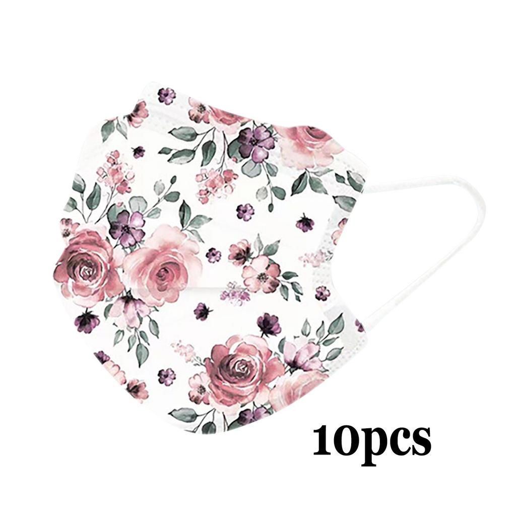 (Отличный дом)Одноразовая дышащая маска из спанлейса для взрослых с принтом