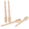 1:12 Dollhouse Miniature Wooden Chair Table Leg Diy Furniture Accessories Toys