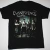 Винтажная футболка Evanescence Bring Me To Life Хлопок Черный S-5XL Футболка FF048 Унисекс