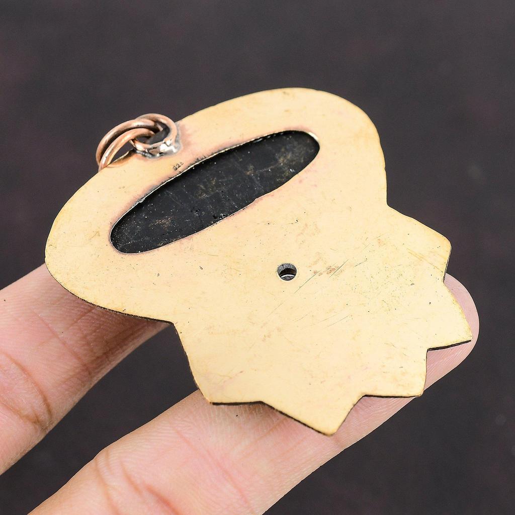 Грубый кулон с черным турмалином, кулон с белым топазом, медный кулон, ювелирные изделия из драгоценных камней, кулон ручной работы, красивые медные украшения, подарок для мамы