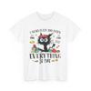 I Survived 100 Days Of School Teacher & Kids Funny Cat T-Shirt