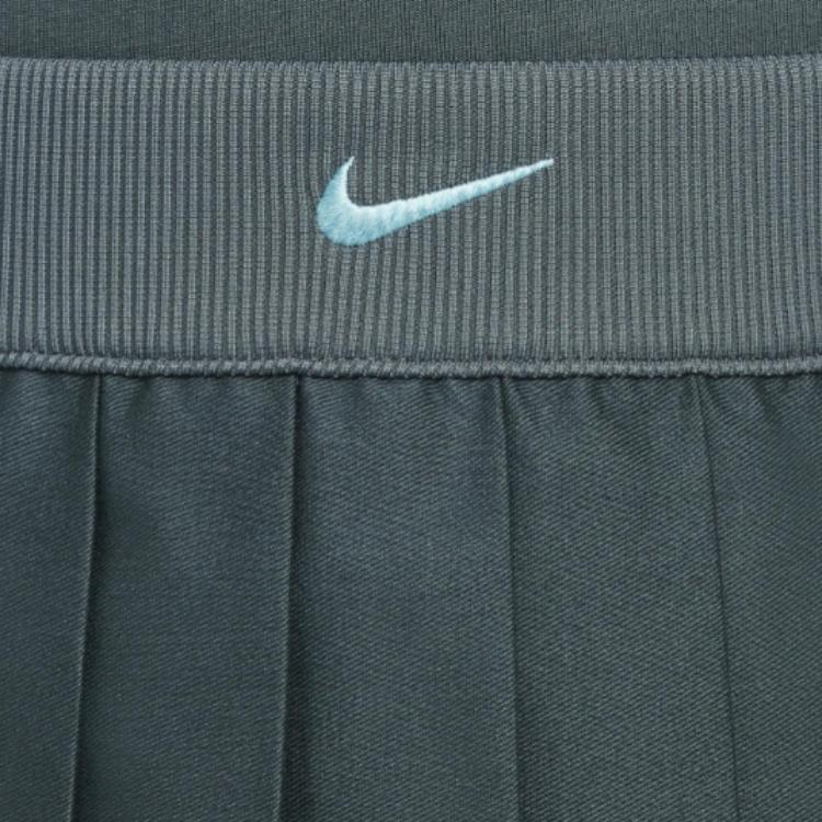 Nike Спортивная мода Удобная Лоскутная Юбка Миди с Логотипом Бренда Летние Детские юбки Винтажный-Зеленый Зеленый-Мороз FZ5565-338