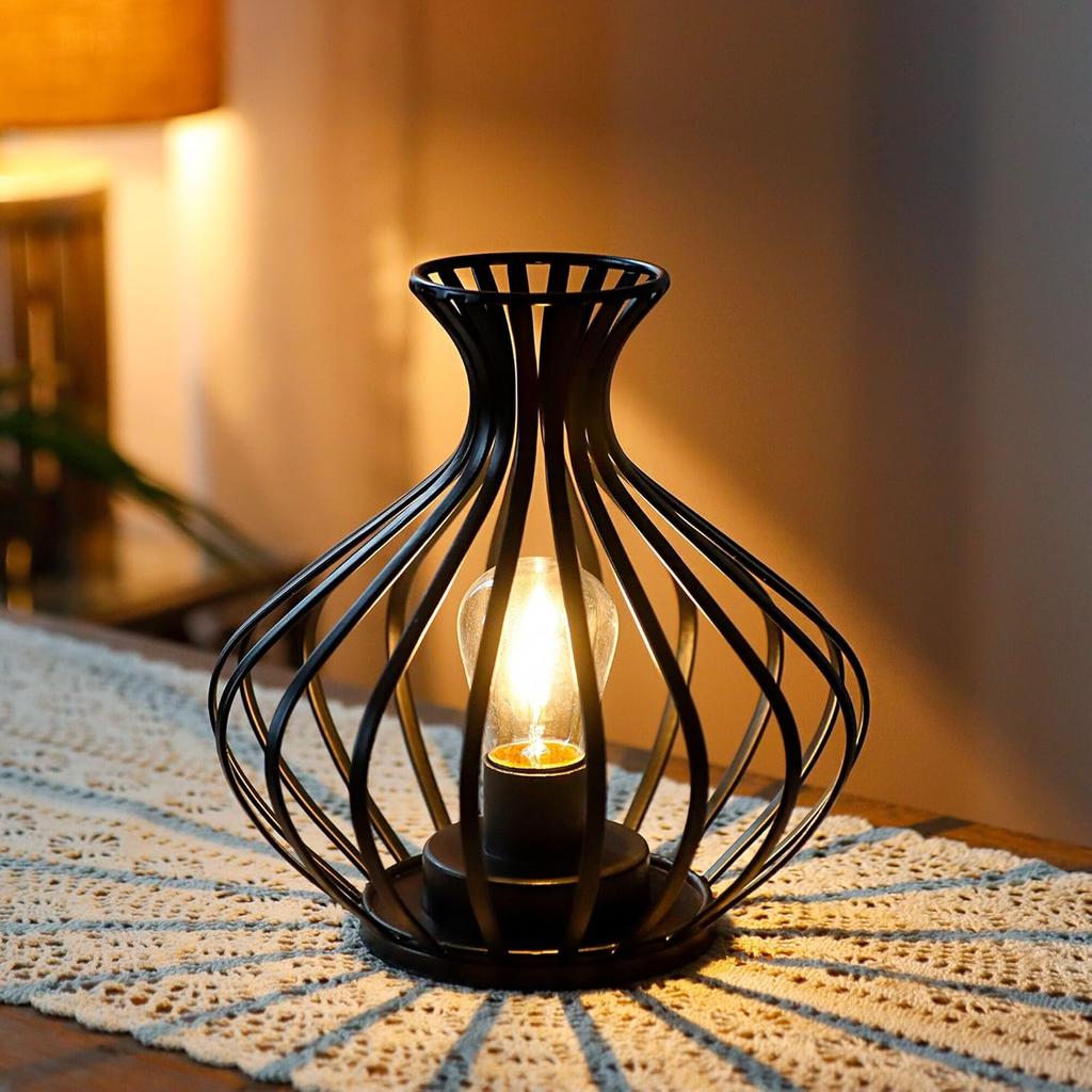 JHY DESIGN украшения наружная настольная лампа ночник 7.5''высокий современный стиль лампа на батарейках с 6-часовым таймером декоративная прикроватная лампа