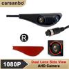 Punch-Free Dual-Lens Blind Spot Front/Rear Aviation Head Side View CMS Electronic Rearview Mirror Camera