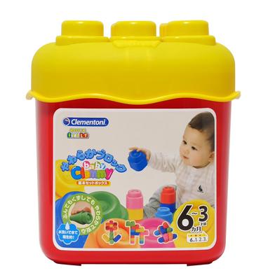 Clemmy Baby Clemmy первые развивающие кубики 20 шт. Мягкие кубики базовый набор коробка 156157 Подходит для малышей