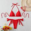 1011 bikini nylon black strap new European and American swimsuit two-piece swimsuit briefs classic