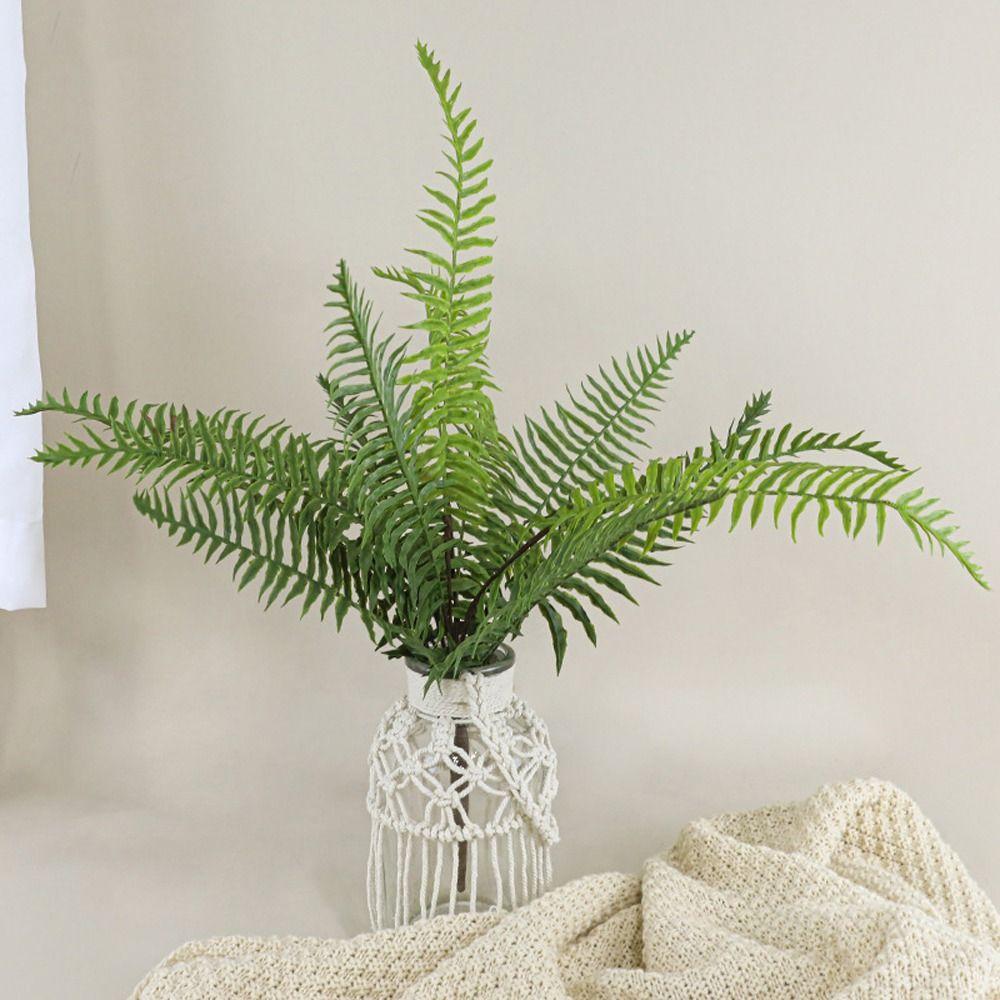Plastic Artificial Persian Ferns Plants Realistic Fake Plants Boston Fern Leaves Living Room Decor