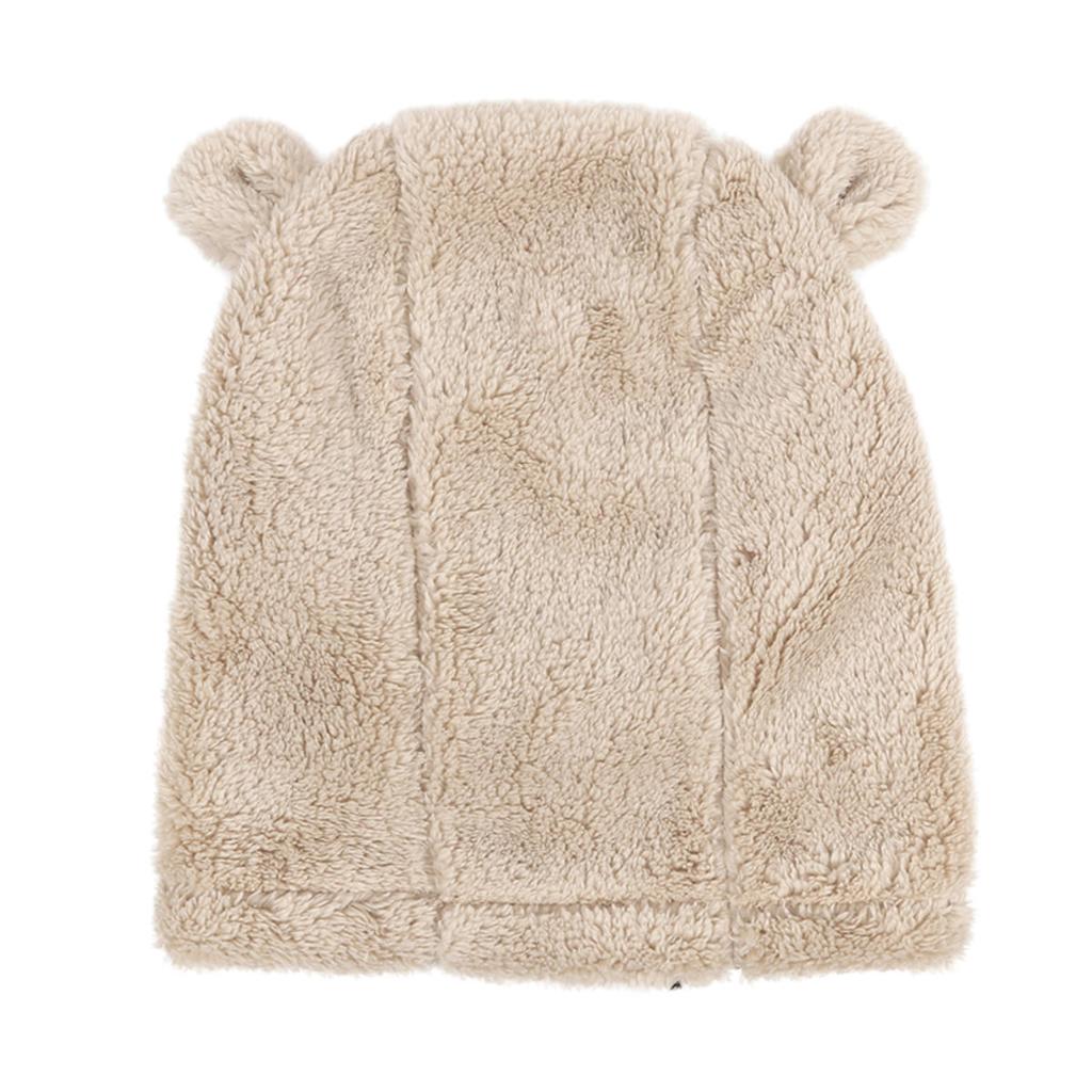 Маска для лица Шлем Шапка для детей Защита от холода Теплая Балаклава Шапка Лыжная Термальная Медвежьи уши Детский Шарф-труба Маска Интегрированная шапка