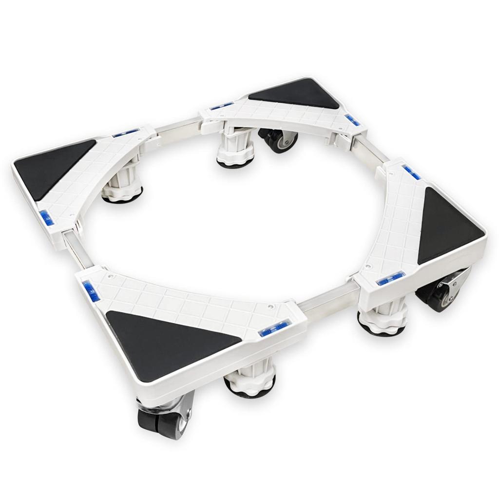 Jutyua Washing Machine Stand Washing Machine Stand Refrigerator Stand with Casters Load Capacity 500 KG Vibration Damping and Sound Insulation 4 Feet