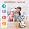 Baby Crawling Toy Musical Penguin Infant Moving Walking Dancing Toys with Light Toddler Interactive Development Tummy Time Gift