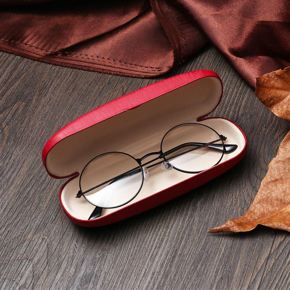 Высококачественный металлический футляр для очков с текстурой дерева Футляр для очков для чтения Футляр для очков Жесткий держатель для набора