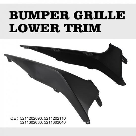 For Corolla - SE Toyota XSE Front Grille Bumper Lower Molding Set Trim