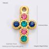 1-5 шт. Настоящее золото 18 карат, нержавеющая сталь, подвески для изготовления ювелирных изделий, браслет-шарм, подвески для сережек, для самостоятельного изготовления ожерелья, браслета, ювелирных изделий