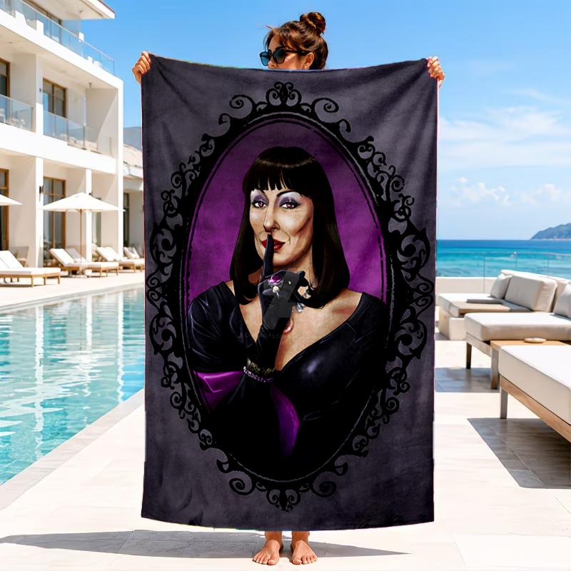 Hocus witch Halloween Magic Beach Towel, Microfiber Beach Towel, Perfect For Pool, Beach, Travel, Home Decor Beach Party Fan gifts