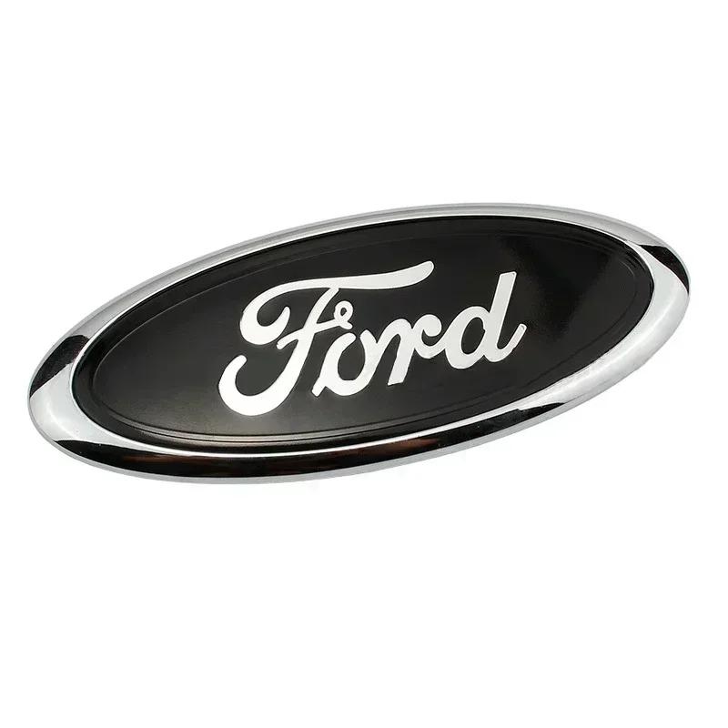 for Ford Fiesta Ranger Focus Explorer Fusion F150 F250 Escape Bronco Mondeo Transit ABS Car Body Trunk Hood Badge Decals Sticker