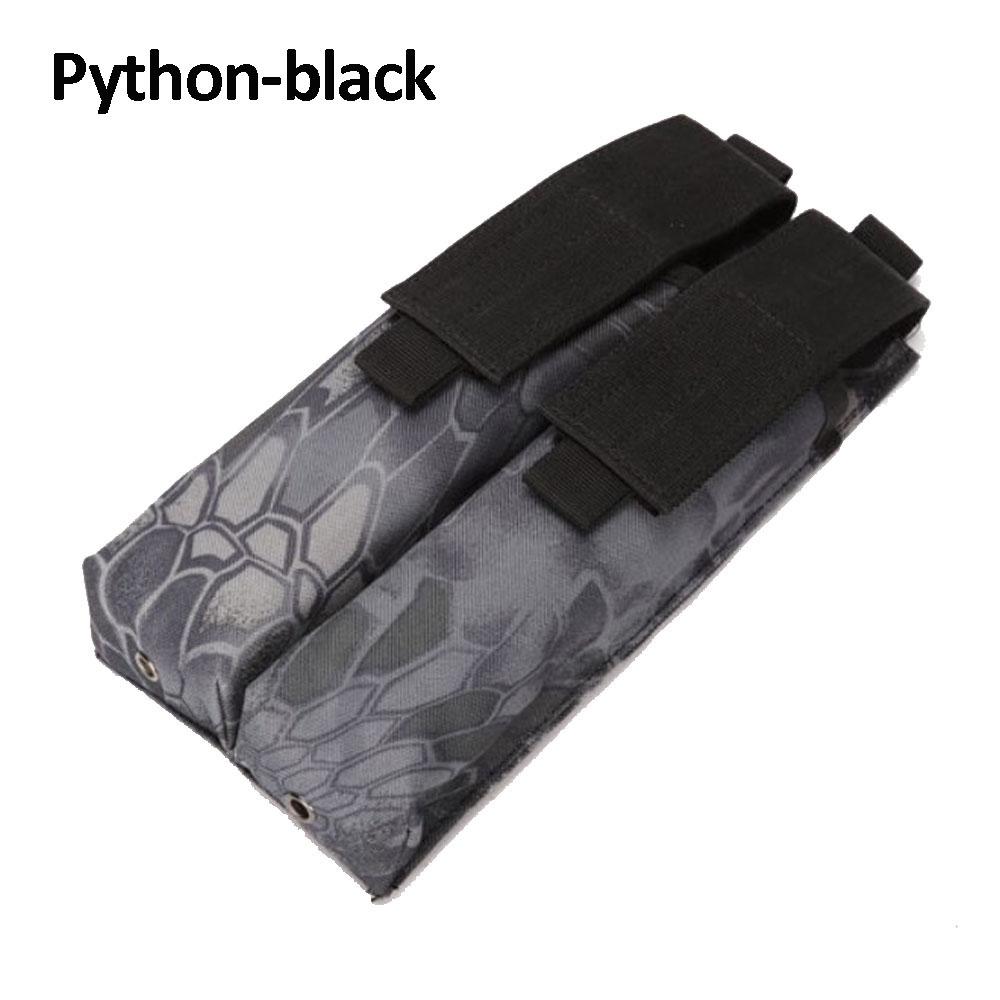 Сумка для магазинов Molle из нейлона 1000D, тактическая кобура для двух магазинов.