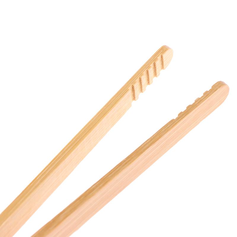 2 шт. бамбуковые щипцы деревянные пищевые тосты салат щипцы щипцы зажим для приготовления выпечки барбекю