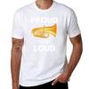 Футболка Tuba Proud to be loud смешные футболки хлопок аниме футболки для мужчины Футболка