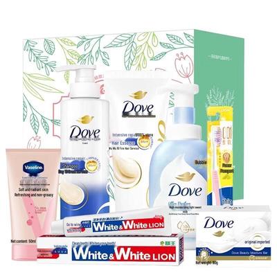 Dove Набор из 7 увлажняющих средств личной гигиены в подарочной упаковке
