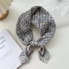 Cotton And Linen Small Square Scarf Silk Scarf Women'S Spring And Autumn New Style Artistic And Versatile Fashionable Temperament Headband Scarf