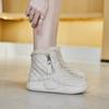 Fashion Snow Boots Women Zips Fashion Platform Soft Women Boots Ladies Ankle Boots Flats Punk Cotton Winter Women Shoes Botas Mujer