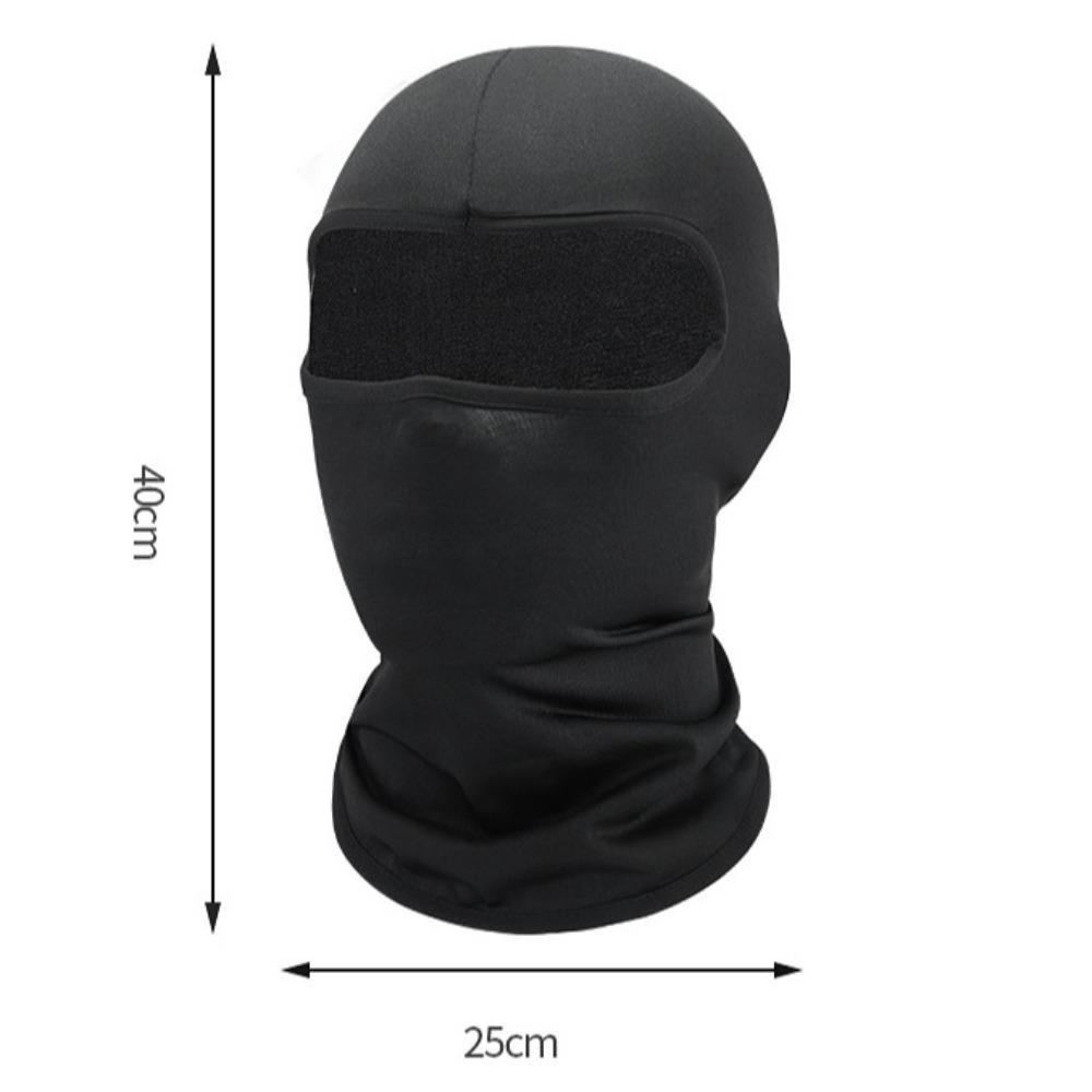 Балаклава с защитой от ультрафиолета, однотонная, полнолицевая велосипедная шапка, новая полнолицевая маска для шеи, унисекс