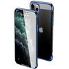 Protective Case - PROSHOP - for iPhone 12 Pro Max - Flexible - Silicone Gel - Chrome Blue
