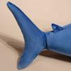 Гигантская плюшевая подушка-акула 100 см мягкая пушистая набивная игрушка для обнимания и сна большая обнимательная игрушка-акула для детей и взрослых